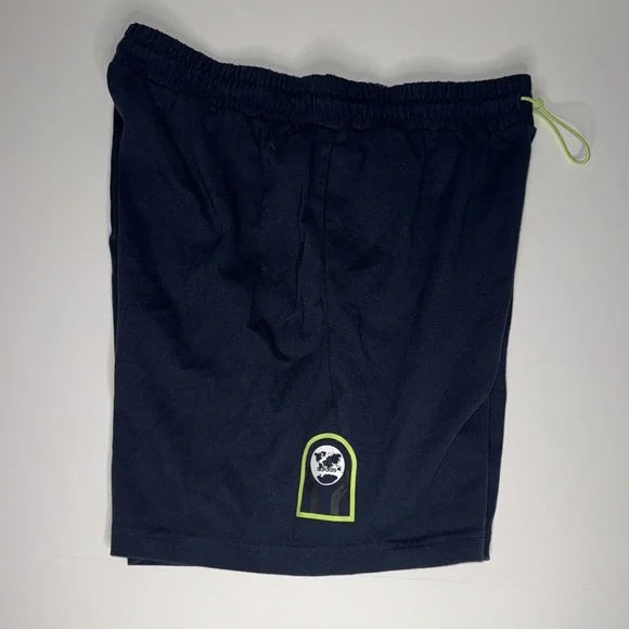 ADIDAS LIGHTWEIGHT AEROREADY GRAPHIC SHORTS RUNNING GYM SPORTS FITNESS MENS NAVY - Picture 10 of 15